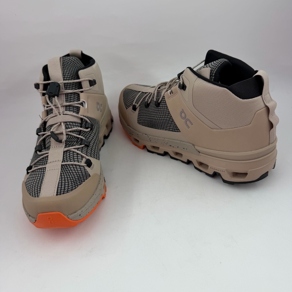 On Running Women’s Cloudtrax Sensa - SZ 7.5 - Sand/Flame Hiking Boots Sneakers - Picture 12 of 14